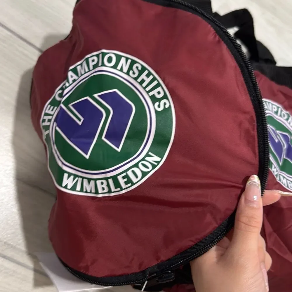 BRAND NEW WIMBLEDON® THE ALL ENGLAND LAWN TENNIS AND CROQUET CLUB DUFFLE BAG - R
